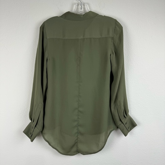 Guess Sheer Button Down Shirt - Picture 2 of 5